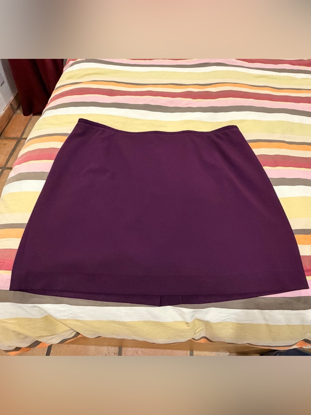 Calvin Klein Classic Purple Women’s A-Line Skirt